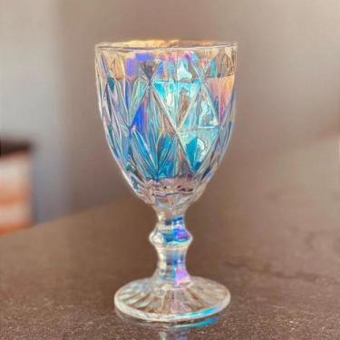 Imagem de Jogo c/ 2 Taça Diamante Furta Cor 340ML Suco Água Casamento - PRATICAS