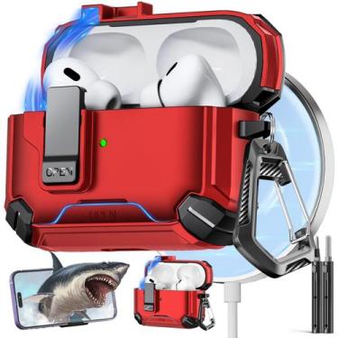 Imagem de Capa com suporte de telefone e kit de limpeza para AirPods Pro - Ineso