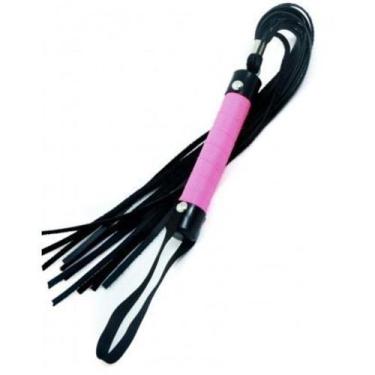 Imagem de Chicote Couro Tiras Fetiche Chibata Bdsm 50 Tons Fantasia - La Pimient