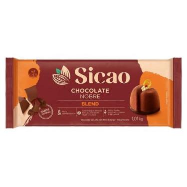 Imagem de Barra De Chocolate Nobre Blend 1,01kg - Sicao - BARRY CALLEBAUT