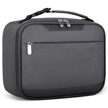 Imagem de Tuwubi Lancheira infantil isolada para crianças pequena lancheira para meninos/meninas lancheira durável para escola, cinza carvão 10 latas (6,2L)