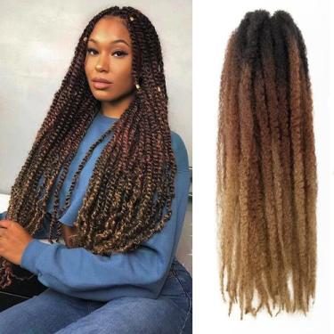 Imagem de Extensões de cabelo BYKSVIOC Marley Twist 24 polegadas, 8 pacotes