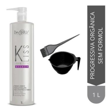 Imagem de Escova Progressiva K Liss Silver De Sírius 1l Sem Formol - De Sirius