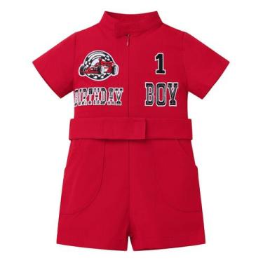 Imagem de Roupa IMEKIS Baby Race Car Driver, 1º aniversário, 12-18 meses