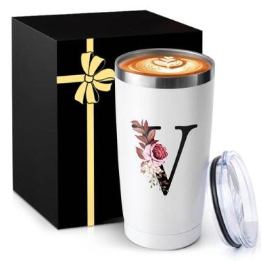 Imagem de Xícara de café isolada MNZZ 591 ml Copo de aço inoxidável