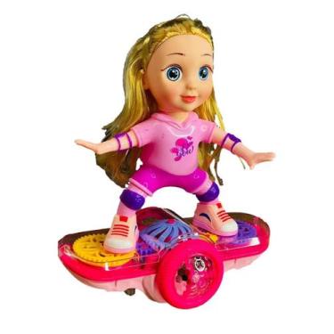 Imagem de Boneca Infantil Hoverboard Música Dança e Giro 360 - OMFkids
