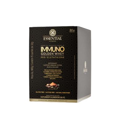 Imagem de Immuno Whey Pro-glutathione Golden 32g Essential Nutrition 15 Sachês