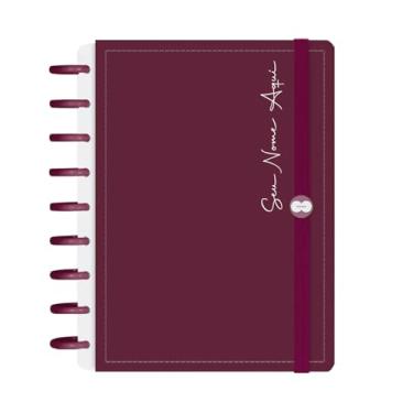 Imagem de Caderno De Disco Iscool Inteligente 140 Folhas Personalizado Solid Colors Marsala M+