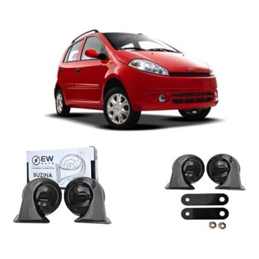 Imagem de BUZINA AUTOMOTIVA CARACOL (PAR) GRAVE/AGUDO PARA FACE 2011>2014