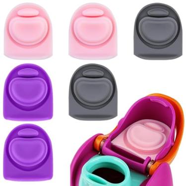 Imagem de BMSQOFD 6 peças de rolha de vedação de substituição compatível com Owala FreeSip 473 ml, 947 ml, tampa de vedação superior de garrafa para Owala 16/19/24/32/1,134 g, tampa de boca de vedação de