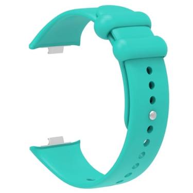 Imagem de IRFKR Pulseira de silicone para Xiaomi Mi Band 8 Pro de substituição esportiva respirável para pulseira MiBand 8pro, For Miband 8 Pro, Ágata