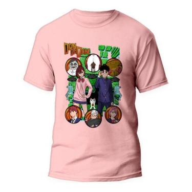 Imagem de Camiseta Orakun E Momo Ayase Anime Dandadan 100% Algodão, Rosa, XG