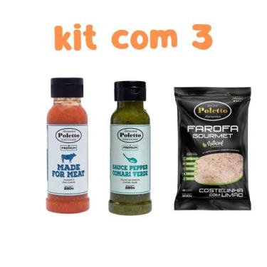 Imagem de Kit 3 un Made for Meat Comari Farofa Costelinha com Limão