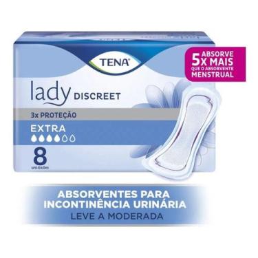 Imagem de Absorvente Geriatrico Tena Discret Lady Extra C/8