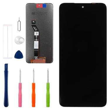 Imagem de Vvsialeek Novo conjunto de digitalizador de tela sensível ao toque LCD compatível com Moto G Power 5G 2024 com ferramentas de reparo - com funcionalidade de impressão digital