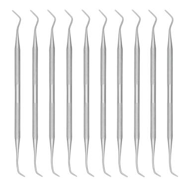 Imagem de Kit C/10 Espátulas De Resina N1 Silicato (colher De Dentina)