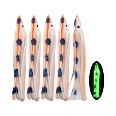 Imagem de 60-200mm Soft Octopus Isca Hoochies Saia de Lula Isca de Corrico PVC L