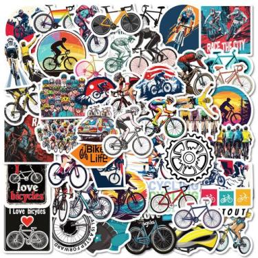 Imagem de Pacote de adesivos Mountain Bike, 50 unidades, kit de ciclismo MTB ao 