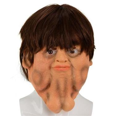 Imagem de Máscara de brincadeira, chapéu facial de queixo duplo, traje de cospla