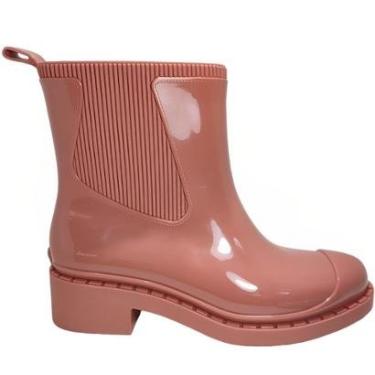 Imagem de Bota Galocha Impermeável Feminina Casual Zaxy Wide 18784-Feminino