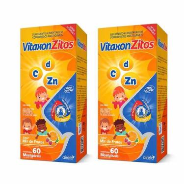 Imagem de Vitaxonzitos Tripla Kids Vitamina C, D & Zinco Airela 60 Comprimidos-K
