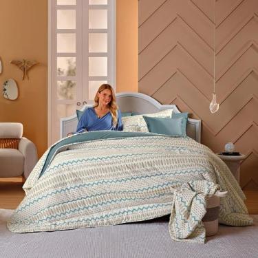 Imagem de Lençol Casal Teka Crystal 4 Peças 100% Algodão - - Flutuar, Flutuar