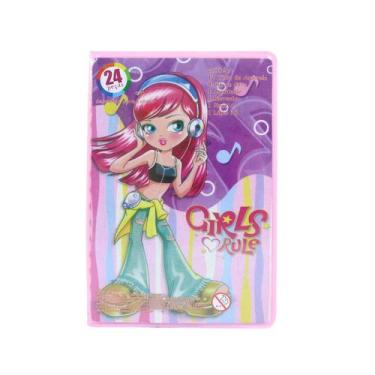 Imagem de Estojo maleta escolar com 24 peças inmetro - EQP Presentes, Fone