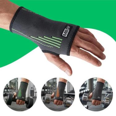 Imagem de Munhequeira De Compressão Punho Elástica Ortopédica Ajustável Tendinit