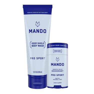 Imagem de Desodorante Stick + Body Wash Mando Smooth Solid (75 ml/250 ml)