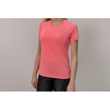 Imagem de Camiseta feminina dry fit academia corrida - Angelina Lingerie, Rosa, 