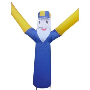 Imagem de Boneco Biruta c/ Exaustor - AG Ramos, Azul c/ Amarelo