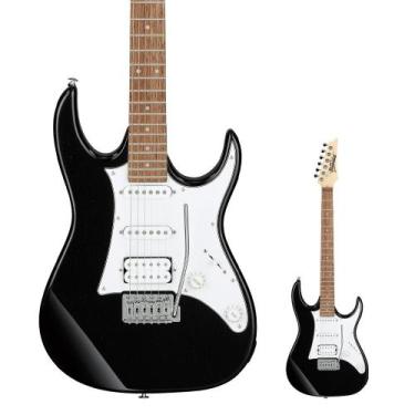 Imagem de Guitarra Ibanez Stratocaster HSS GRX 40 BKN Black Nigth Strato Captaçã