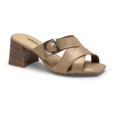 Imagem de Tamanco Salto Bloco Dakota Y9752 Feminino, Titanium, 38