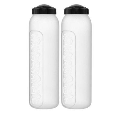 Imagem de Kit 2 Jarras Garrafa De Água Suco Geladeira Tampa Higiênica 1,5 Litro 