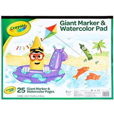 Imagem de Crayola Giant Marker and Watercolor Pad, Kids Art Supplies, Gift