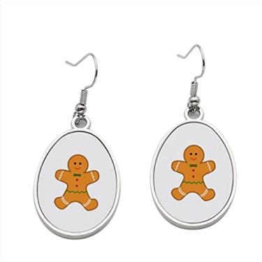 Imagem de Brinco de homem de biscoito de gengibre – Brincos pendentes para meninas – Presente de festa de aniversário dos namorados