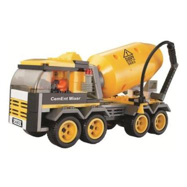 Imagem de Blocos de Encaixe Cidade em Obras Betoneira 189 Peças - Xalingo