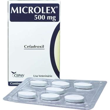 Imagem de Antibiótico Cepav Microlex Cefadoxil 14 Comprimidos - 500 mg