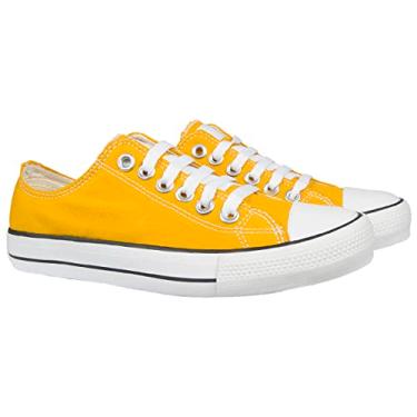 Imagem de Tenis Tradicional Lona Casual Cores West Boot Star Unissex (Amarelo, BR, Adulto, Numérico, 35)