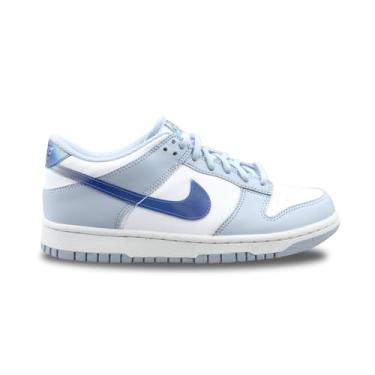 Imagem de Nike Tênis infantil Dunk Low, Blue Whisper/Branco Hyper Royal, 20