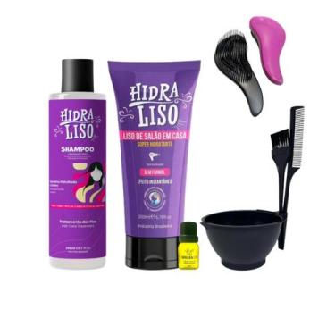 Imagem de Progressiva Alisante Para Cabelo Hidraliso 200ml + Shampoo