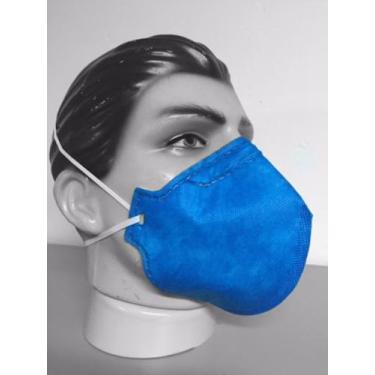 Imagem de Máscara de Proteção Descartável PFF2 - Kit com 10 unidades  - M.F.Q