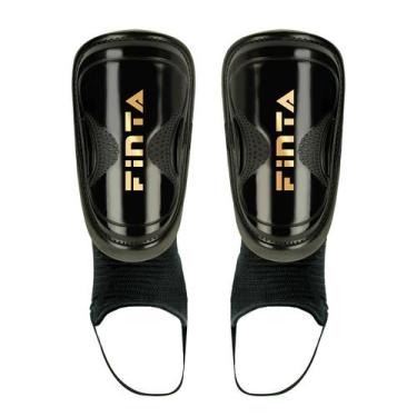 Imagem de Caneleira Finta Racer Júnior Com Tornozeleira, Preto