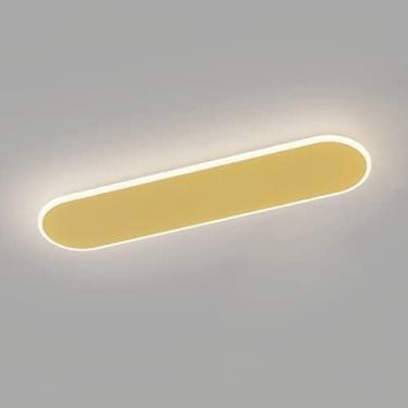 Imagem de Luminárias de teto embutidas LED lineares de decoração moderna Branco Minimalista Tira longa Barra de luz de teto regulável Barra de luz de teto dourada para corredor Lâmpada de teto preta d