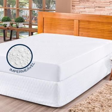 Imagem de Capa de Colchão Impermeável Super King c/ 4 Camadas de Proteção - Loja