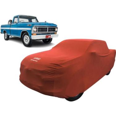 Imagem de Capa Carro Automotiva Camionete Ford F100 Nas Medidas - Mz, Vermelha