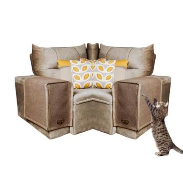 Imagem de Arranhador Para Gatos Protetor Braço Sofa 2 Pecas - Au Au Miau Company