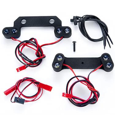 Imagem de QUPA AM STORE 1 Conjunto De Farol Rc, Lanterna Traseira, Barra Led Para Caminhão 1/8 Trx E-Revo 2.0 4Wd