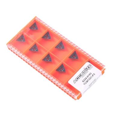 Imagem de Accusize Industrial Tools Tcmt 221 Carbide Inserts, C6, Tin Coated, 10 Pcs/Box, 2224-0193x10