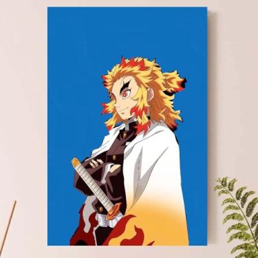 Imagem de Placa Quadro Decorativo - Kimets.u no Ya.iba - Kyo.juro Ren.goku (Rengoku_08)